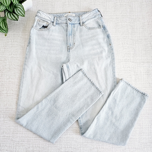 Pacsun Mom Light Blue Jeans High Waist 100% Cotton SZ 25 - Picture 4 of 12